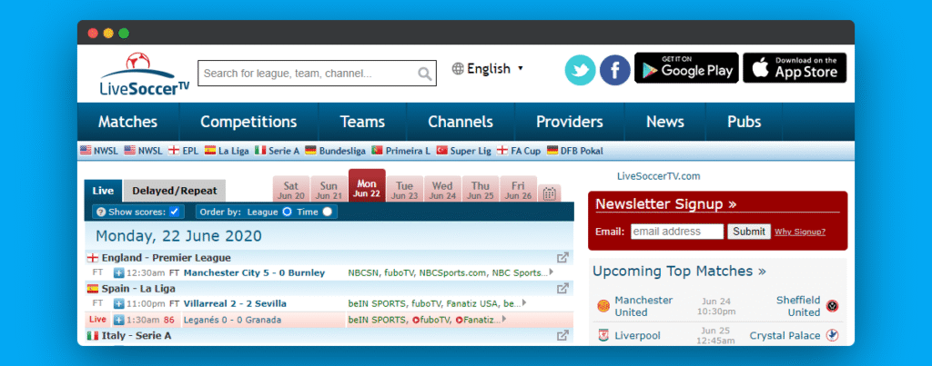 Live Soccer TV